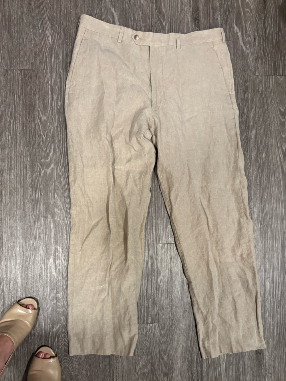 Vintage %100 🇮🇹 Linen John W. Nordstrom pants
